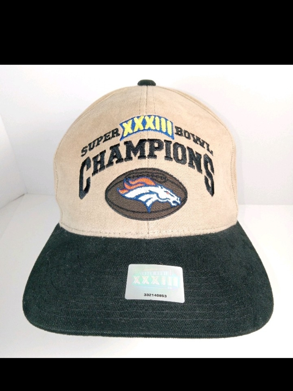 Vtg Starter Denver Broncos Super Bowl XXIII Hat Cap Adjustable Mens